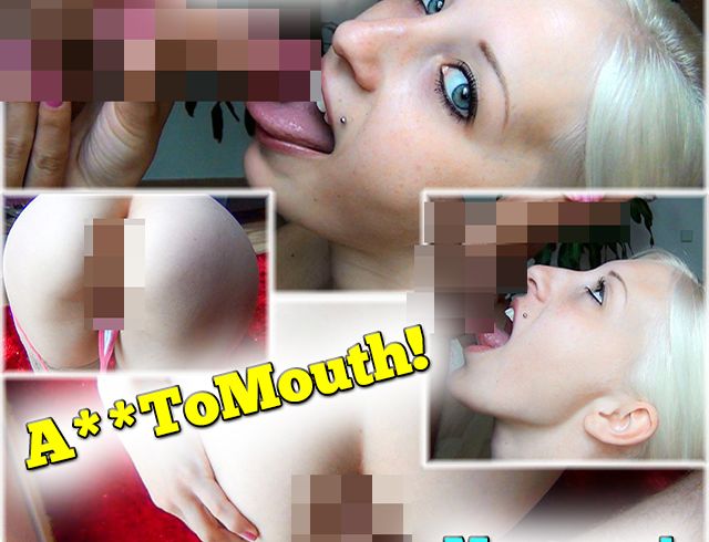 Leonie pur Porno Video: AssToMouth! lec*er