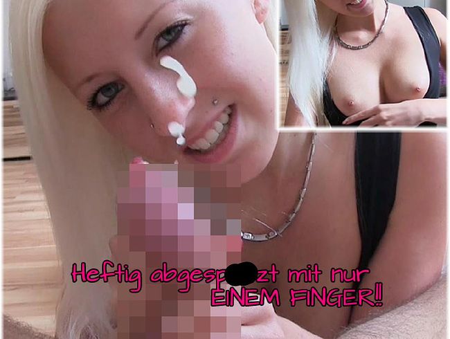 Leonie pur Porno Video: Unmöglich? Heftig abgespri**t mit nur EINEM fin**r!!